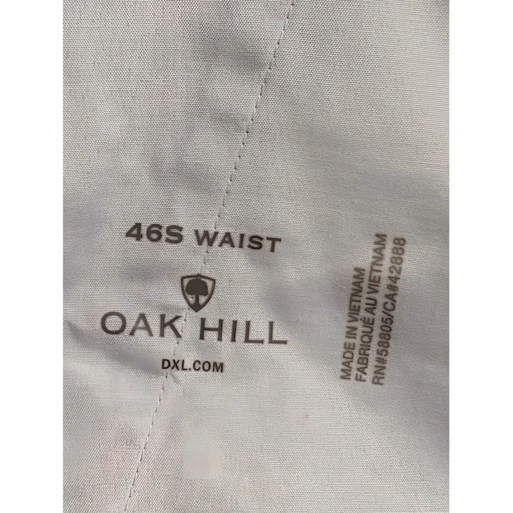 Oak‎ Hill Chino Shorts Mens 46 Purple Pastel Cotton Expandable Waist 7